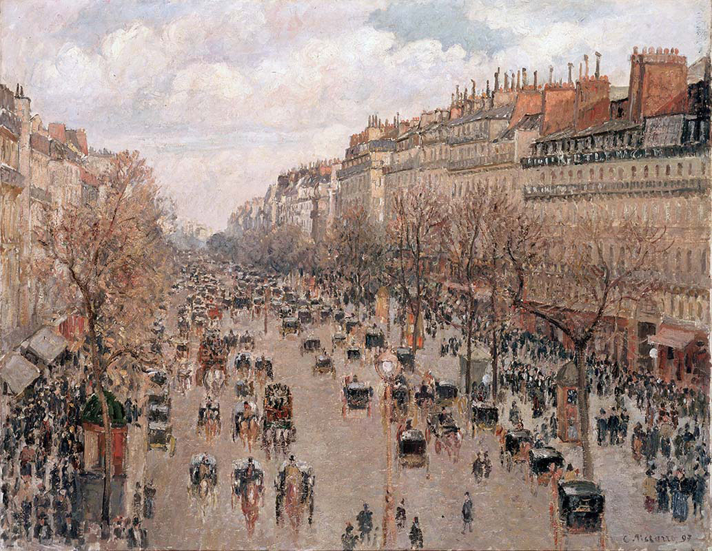 Boulevard Monmartre in Paris